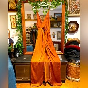 Burnt orange/brown summer dress